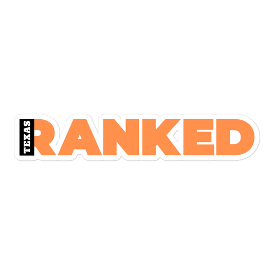 TexasRanked Stickers (Multiple Sizes)
