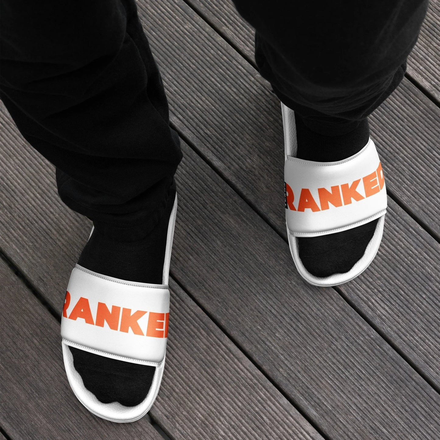 TexasRanked Orange Slides (Men)